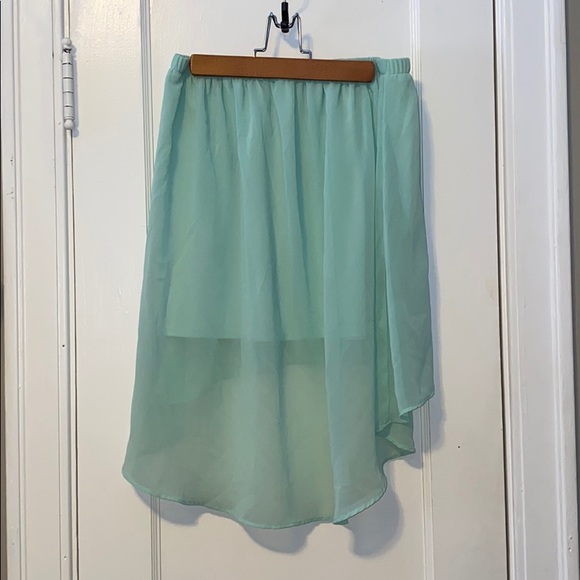 👻Mint Blue Skirt - Picture 4 of 5